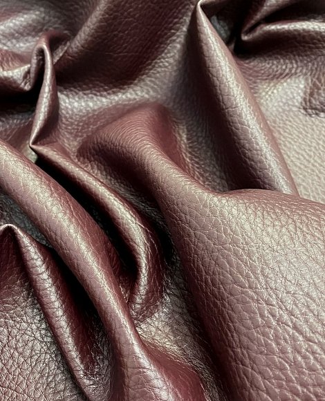 Кожзам фактурный бордо